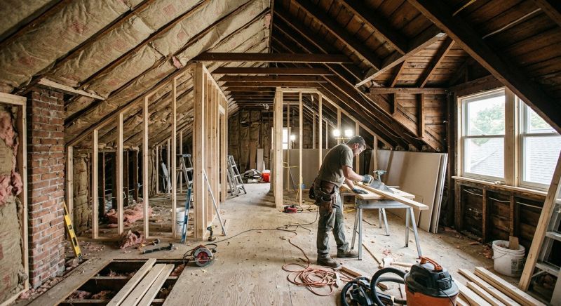 Attic Renovation in Conroe, TX