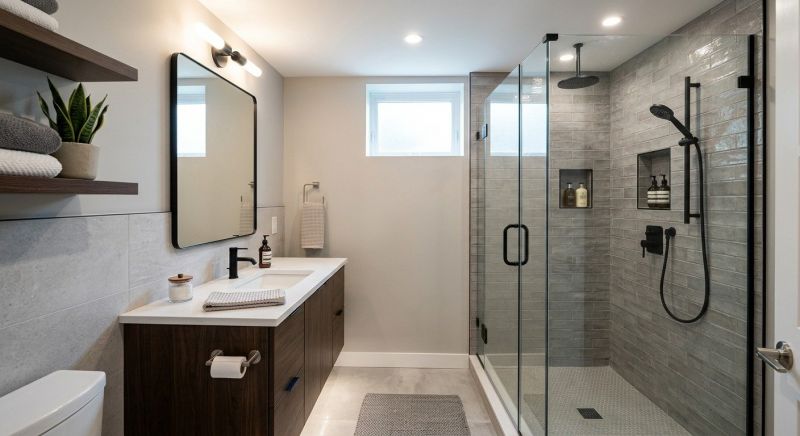 Granite Shower Installation in Stamford, CT