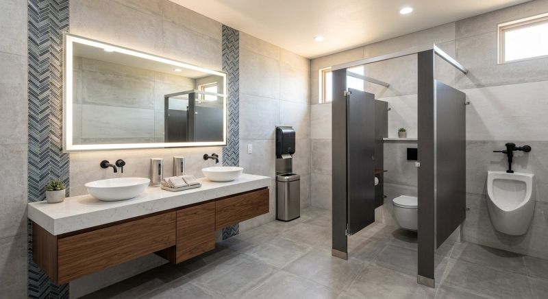 Office Bathroom Renovation in Denver County, CO